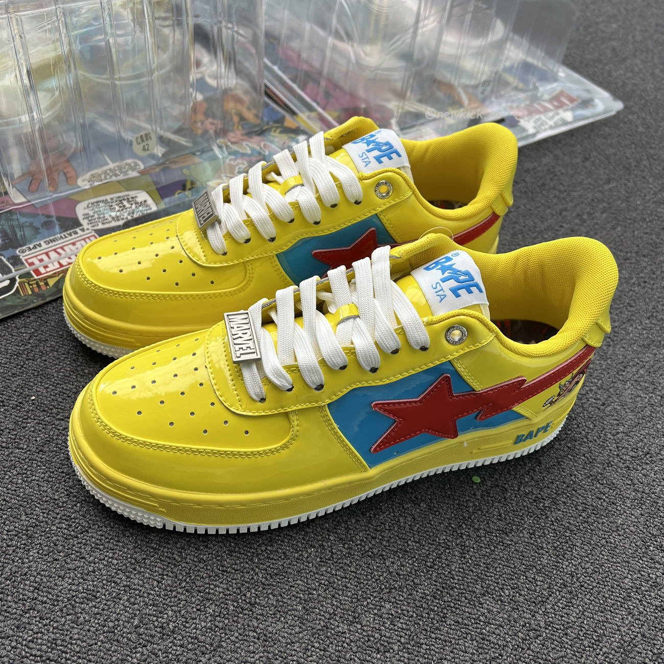 A Bathing Ape Bape Sta Marvel Comics Rocket Raccoon Thor Hulk Captain America Black Widow Iron Man  2022 (11) - newkick.app